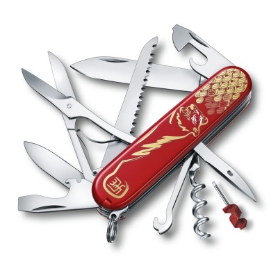 VX21012057 Victorinox. Нож перочинный VICTORINOX Huntsman Год тигра 2022, 91 мм, 16 функций, красный