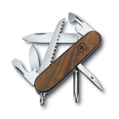 VX200512113 Victorinox Hiker. Нож перочинный VICTORINOX Hiker, 91 мм, 11 функций, деревянная рукоять