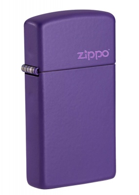 GR220119005 Zippo Slim®. Зажигалка ZIPPO Slim® с покрытием Purple Matte, латунь/сталь, фиолетовая, матовая, 29x10x60 мм