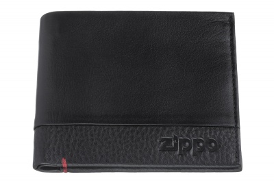 GR220119202 Zippo. Портмоне ZIPPO с защитой от сканирования RFID, чёрное, натуральная кожа, 10,5?1,5?9 см