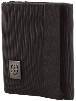 GR17111370 Victorinox Lifestyle Accessories. Бумажник VICTORINOX Lifestyle Accessories 4.0 Tri-Fold Wallet, чёрный, нейлон, 9x3x10 см