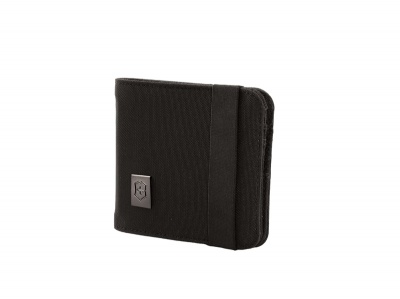 GR17111369 Victorinox Lifestyle and Travel Accessories. Бумажник VICTORINOX Bi-Fold Wallet, чёрный, нейлон 800D, 11x1x10 см