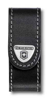 VX200512106 Victorinox Аксессуары. Чехол на ремень VICTORINOX для ножей NailClip 65 мм, на липучке, кожаный, чёрный