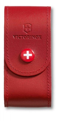 GS1840611125 Victorinox Аксессуары. Чехол на ремень VICTORINOX для ножей 91 мм толщиной 5-8 уровней, кожаный, красный