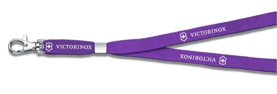 GR1711131903 Victorinox Аксессуары. Шнурок на шею VICTORINOX, с карабином, фиолетовый, полиэстер / цинковый сплав