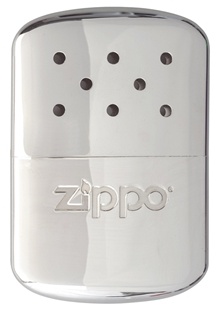 GR220119001 Zippo. Каталитическая грелка ZIPPO, алюминий с покрытием High Polish Chrome, серебристая, 12 ч, 66x13x99 мм