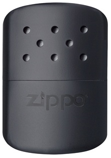 GR220119002 Zippo. Каталитическая грелка ZIPPO, алюминий с покрытием Black, чёрная, матовая, на 12 ч, 66x13x99 мм