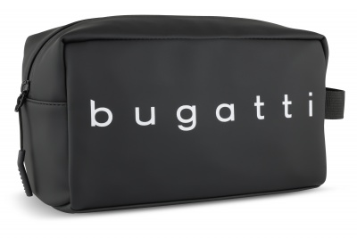 BG22070260 Bugatti RINA. Несессер BUGATTI Rina, чёрный, переработанный полиуретан, 26х12,5х14 см, 3 л