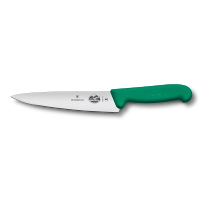 GR210919114 Victorinox Нож разделочный Fibrox. Нож разделочный VICTORINOX Fibrox с лезвием 19 см, зелёный