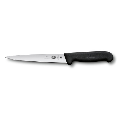 GR210919122 Victorinox Fibrox. Нож филейный VICTORINOX Fibrox с гибким лезвием 16 см, чёрный