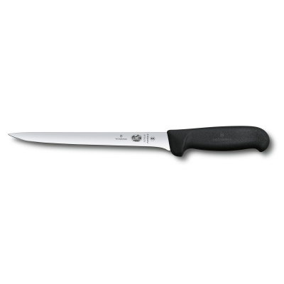 GR210919124 Victorinox Fibrox. Нож филейный VICTORINOX Fibrox с гибким изогнутым лезвием 20 см, чёрный
