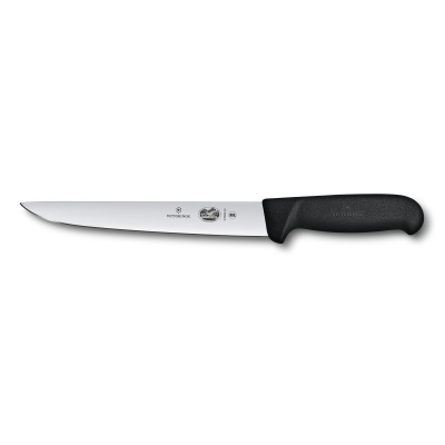 GR210919133 Victorinox Нож обвалочный Fibrox. Нож обвалочный / жиловочный VICTORINOX Fibrox с прямым лезвием 20 см, чёрный