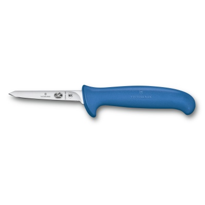 VX23030610 Victorinox Fibrox. Нож для птицы VICTORINOX Fibrox с лезвием из нержавеющей стали 8 см и рукоятью из пластика синего цвета