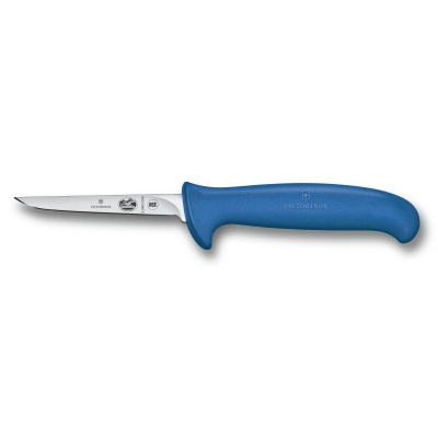 VX23030611 Victorinox Fibrox. Нож для птицы VICTORINOX Fibrox с лезвием из нержавеющей стали 9 см и рукоятью из пластика синего цвета