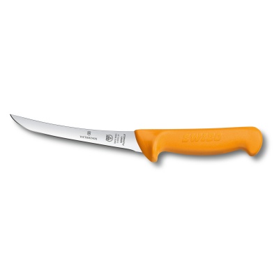 GR21091997 Victorinox Swibo. Нож обвалочный VICTORINOX Swibo с изогнутым узким полугибким лезвием 16 см, жёлтый