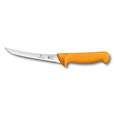 GR21091998 Victorinox Swibo. Нож обвалочный VICTORINOX Swibo с изогнутым лезвием 16 см, жёлтый