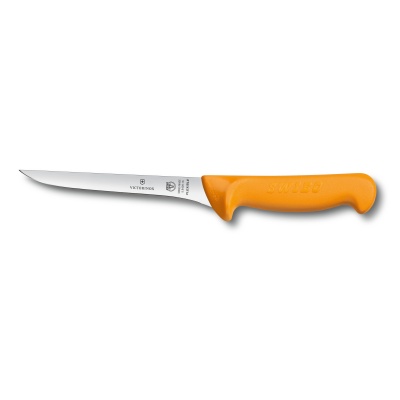 GR210919100 Victorinox Swibo. Нож обвалочный VICTORINOX Swibo с изогнутым узким гибким лезвием 13 см, жёлтый