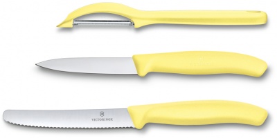 GR21091945 Victorinox SwissClassic. Набор из 3 ножей VICTORINOX Swiss Classic: нож для овощей, столовый нож 11 см, нож для овощей 8 см