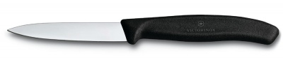 VX20051211 Victorinox SwissClassic. Нож для овощей VICTORINOX SwissClassic, 8 см, с заострённым кончиком, чёрный