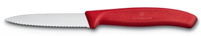 VX20051214 Victorinox SwissClassic. Нож для овощей VICTORINOX SwissClassic, лезвие 8 см с волнистой заточкой, красный