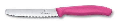 GR171113985 Victorinox SwissClassic. Нож столовый VICTORINOX SwissClassic, лезвие 11 см с волнистой заточкой, розовый