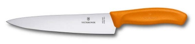VX20051256 Victorinox Нож разделочный SwissClassic. Нож разделочный VICTORINOX SwissClassic, 19 см, оранжевый, в картонном блистере