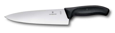GR1711131068 Victorinox Нож разделочный SwissClassic. Нож разделочный VICTORINOX SwissClassic, широкое лезвие 20 см, чёрный, в картонном блистере