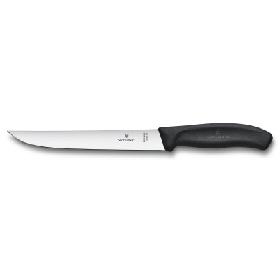 GR210919140 Victorinox. Нож разделочный VICTORINOX SwissClassic с узким прямым лезвием 18 см, чёрный