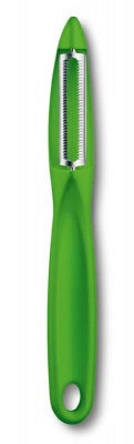 GR171113993 Victorinox Кухонная серия. Нож для чистки овощей VICTORINOX универсальный, двустороннее зубчатое лезвие, зелёная рукоять
