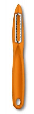 GR171113994 Victorinox Кухонная серия. Нож для чистки овощей VICTORINOX универсальный, двустороннее зубчатое лезвие, оранжевая рукоять