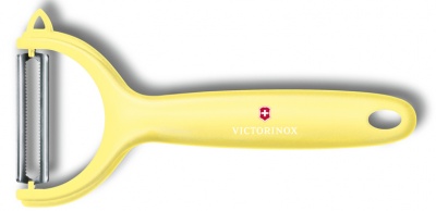 GR21091930 Victorinox. Нож для чистки томатов и киви VICTORINOX, двусторонее зубчатое лезвие, светло-жёлтая рукоять