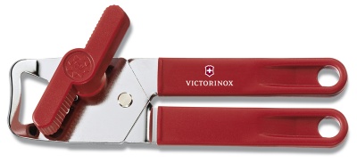 VX20051260 Victorinox Кухонная серия. Консервный нож VICTORINOX универсальный, сталь/пластик, красный