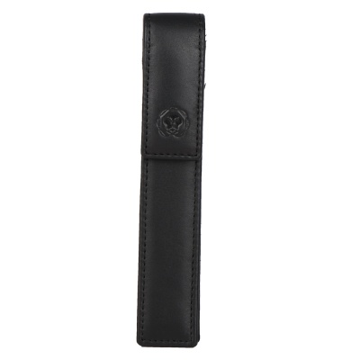 ZY1E-BLK912 Cross Аксессуары. Чехол для ручки Cross Classics Black, на одну ручку, кожа наппа, гладкая, чёрный, 15,5 х 2,8 х 1,8см