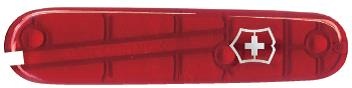 GR1711131222 Victorinox Запчасти. Передняя накладка для ножей VICTORINOX 84 мм, пластиковая, полупрозрачная красная