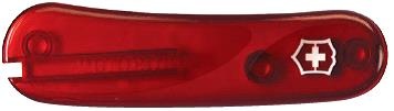 GR1711131227 Victorinox Запчасти. Передняя накладка для ножей VICTORINOX 85 мм, пластиковая, полупрозрачная красная