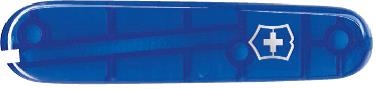 GR1711131237 Victorinox Запчасти. Передняя накладка для ножей VICTORINOX 91 мм, пластиковая, полупрозрачная синяя