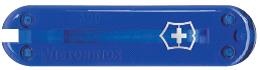 GR1711131214 Victorinox Запчасти. Передняя накладка для ножей VICTORINOX 58 мм, пластиковая, полупрозрачная синяя