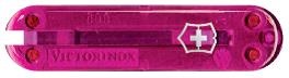 GR1711131213 Victorinox Запчасти. Передняя накладка для ножей VICTORINOX 58 мм, пластиковая, полупрозрачная розовая