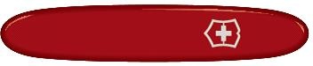 GR1711131221 Victorinox Запчасти. Передняя накладка для ножей VICTORINOX 84 мм, пластиковая, красная