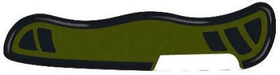 GR171113172 Victorinox Запчасти. Задняя накладка для ножей VICTORINOX Swiss Soldier&#39;s Knife 08 111 мм, нейлоновая, зелёно-чёрная
