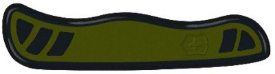GR1711131197 Victorinox Запчасти. Передняя накладка для ножа VICTORINOX Swiss Soldier&#39;s Knife 08 111 мм, нейлоновая, зелёно-чёрная