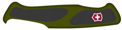 GR1711131206 Victorinox Запчасти. Передняя накладка для ножей VICTORINOX 130 мм, нейлоновая, зелёно-чёрная