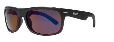 GR220119252 Zippo. Очки солнцезащитные ZIPPO, унисекс, чёрные, оправа из поликарбоната, поляризационные линзы