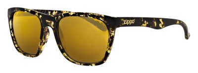 GR220119224 Zippo. Очки солнцезащитные ZIPPO, унисекс, коричневые, оправа из поликарбоната