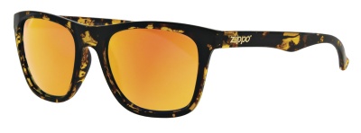 GR220119226 Zippo. Очки солнцезащитные ZIPPO, унисекс, коричневые, оправа из поликарбоната