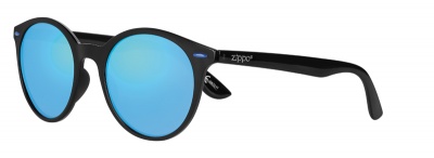 GR220119230 Zippo. Очки солнцезащитные ZIPPO, унисекс, чёрные, оправа из поликарбоната