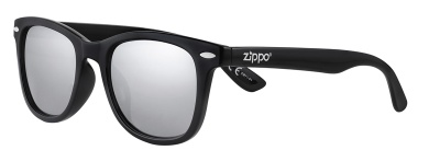 GR220119268 Zippo. Очки солнцезащитные ZIPPO, унисекс, чёрные, оправа из поликарбоната