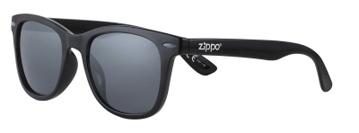 GR220119270 Zippo. Очки солнцезащитные ZIPPO, унисекс, чёрные, оправа из поликарбоната