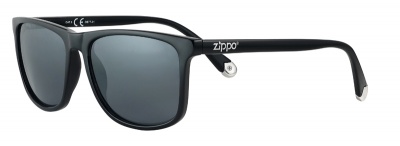 GR220119237 Zippo. Очки солнцезащитные ZIPPO, унисекс, чёрные, оправа из поликарбоната