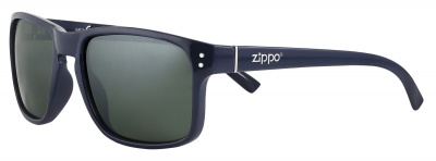 GR220119281 Zippo. Очки солнцезащитные ZIPPO, унисекс, синие, оправа из поликарбоната, поляризационные линзы